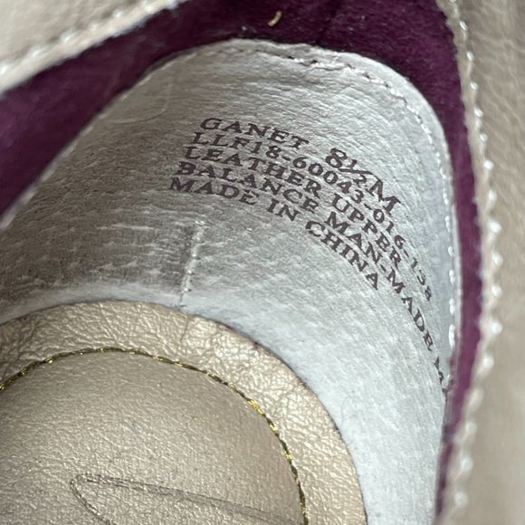 Latigo Womens Maroon Suede Leather Side Zip Heel Bootie "Ganet" Size 8.5 - Picture 8 of 11